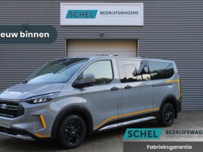 Ford Transit Custom 320 2.0TDCI 170pk L2H1 Trail DC AWD - Adaptive Cruise - Blind Spot - Elektrische deuren - Standkachel - Navi - 360 Camera - Rijk