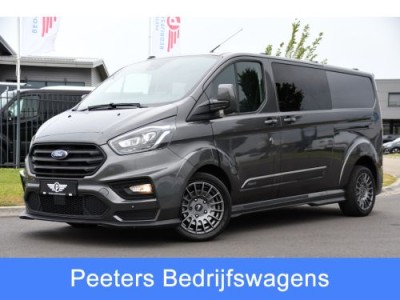 Ford Transit Custom 320 2.0 TDCI DC L2H1 MS-RT Adaptieve Cruise, Camera, 185PK, Carplay, Multimedia, Trekhaak, Automaat, 2 x Schuifdeur, UNIEK!