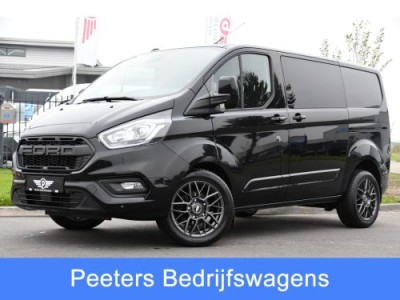 Ford Transit Custom 320 2.0 TDCI L1H1 Black Edition DC Limited Camera, Cruise, Carplay, 170PK, Automaat, Stoelverwarming,  Multimedia, NAVI, UNIEK!