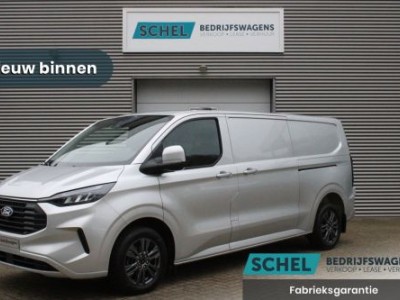 Ford Transit Custom 320 2.0 TDCI L2H1 Limited 170pk - 1+1 Stoelopstelling - 2x Schuifdeur - Adaptive Cruise - Verwarmd stuur - Blind spot - Navigati