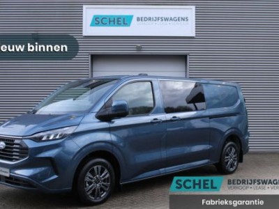 Ford Transit Custom 320 2.0 TDCI L2H1 Limited DC 170pk - Adaptive Cruise - Blind Spot - Navigatie - LED - Stoelverwarming - Rijklaar