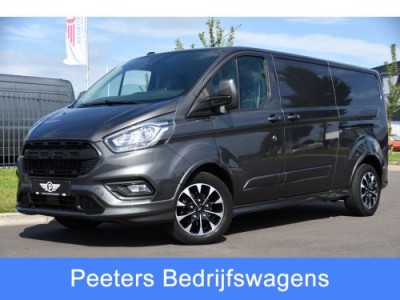 Ford Transit Custom 320 2.0 TDCI L2H1 Sport Camera, Cruise, 185PK, Carplay, 2 x Schuifdeur, Automaat, Stoelverwarming, PDC, Trekhaak, Full Options!