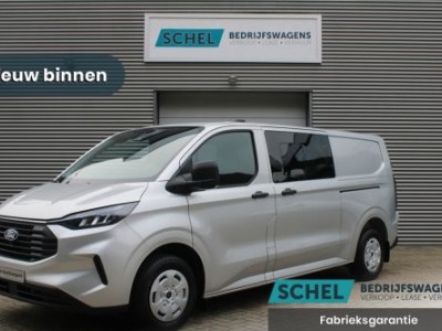 Ford Transit Custom 320 2.0 TDCI L2H1 Trend DC 130pk - 2x Schuifdeur - Carplay - Android - Camera - Verwarmd stuur - Trekhaak - LED koplampen - Stoe