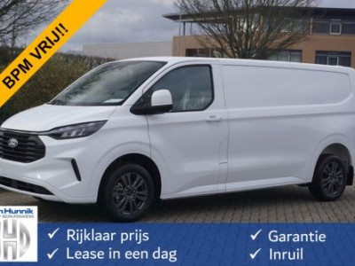 Ford Transit Custom 320L 136PK Limited BPM VRIJ!! 13 Sync 4 Apple CP, Cam, 17 LM, LED!! NR. 912