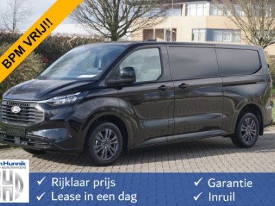 Ford Transit Custom 320L 136PK Limited BPM VRIJ!! 13 Sync 4 Apple CP, Camera, 17 LM, LED 2x Schuifdeur!! NR. 215