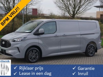 Ford Transit Custom 320L 136PK Limited BPM VRIJ!! 13 Sync 4 Apple CP, Camera, 17 LM, LED 2x Schuifdeur!! NR. 639