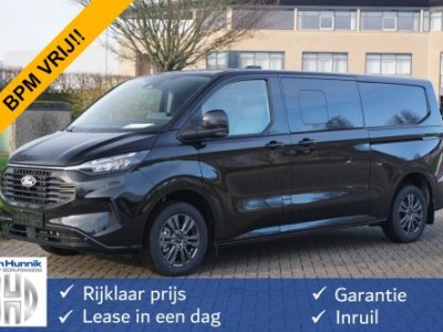 Ford Transit Custom 320L 170PK DC Limited AUT BPM VRIJ!! Navi, ACC, Trekhaak, 360Â° Cam, 17 LM, 2x Schuifdeur!! NR. 656