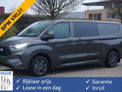 Ford Transit Custom 320L 170PK DC Limited AUT BPM VRIJ!! Navi, Adap. Cruise, Camera, 17 LM, 2x Schuifdeur!! NR. 811