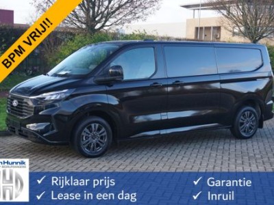 Ford Transit Custom 320L 170PK DC Limited AUT BPM VRIJ!! Navi, Adap. Cruise, Camera, 17 LM, 2x Schuifdeur!! NR. 812