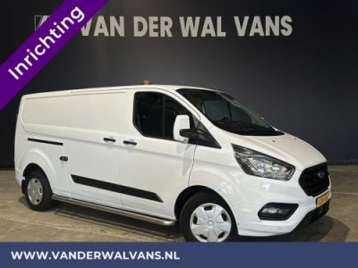 Ford Transit Custom 340 2.0 TDCI 130pk L2H1 inrichting Euro6 Airco | Omvormer | 2800kg Trekhaak stoelverwarming, LED, Cruisecontrol, Parkeersensoren, Verwarmde voorruit