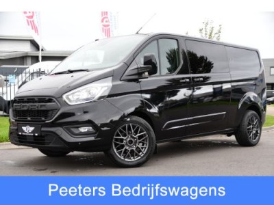 Ford Transit Custom DC 300 2.0 TDCI L2H1 Limited PB Edition MARGE, Cruise, Camera, Multimedia, Carplay, 170PK, Automaat, Leder, LED, Sensoren, Stoelverwarming, UNIEK!