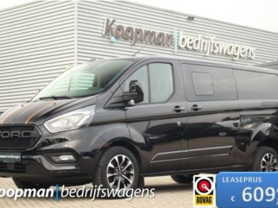 Ford Transit Custom 300 2.0TDCI 170pk L2H1 Limited DC | Automaat | L+R Zijdeur | Trekhaak | Camera | Lease 609,- p/m