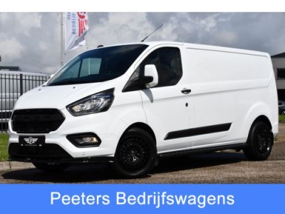 Ford Transit Custom Black & White Edition 340 2.0 TDCI L2H1 Camera, Automaat, Cruise, Carplay, Trekhaak, Stoelverm., PDC, 130 PK