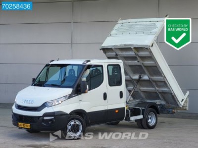 Iveco Daily 35C12 Euro6 Kipper 3500kg trekhaak Dubbel Cabine Airco Cruise Tipper Benne Kieper Airco Dubbel cabine Trekhaak Cruise control