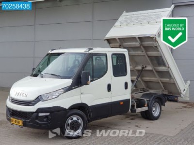 Iveco Daily 35C12 Kipper Dubbel Cabine 3500kg trekhaak Airco Cruise Tipper Benne Kieper Airco Dubbel cabine Trekhaak Cruise control