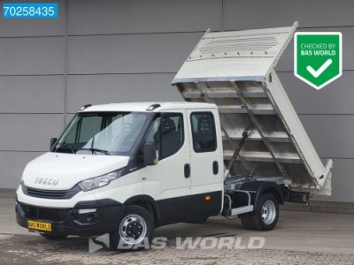 Iveco Daily 35C12 Kipper Dubbel Cabine 3500kg trekhaak Airco Cruise Tipper Benne Kipper Airco Dubbel cabine Trekhaak Cruise control