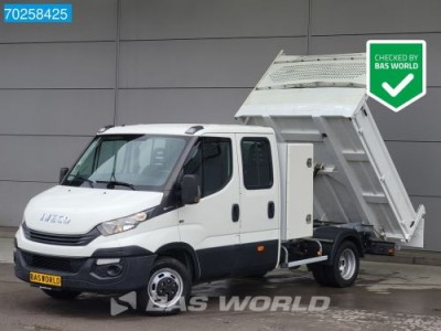 Iveco Daily 35C12 Kipper Dubbel Cabine Euro6 3500kg trekhaak Tipper Benne Kieper Dubbel cabine Trekhaak