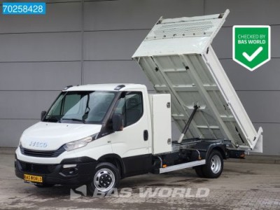 Iveco Daily 35C12 Kipper met kist Euro6 3500kg trekhaak Airco Cruise Tipper Benne Kieper Airco Trekhaak Cruise control