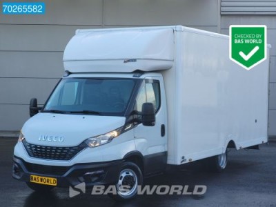 Iveco Daily 35C14 Automaat XXL 530cm Bakwagen Bakwagen Meubelbak Plancher Verkoopwagen Foodtruck 29m3 Airco Cruise control