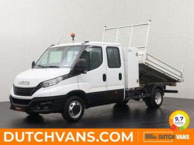 Iveco Daily 35C14 Dubbele Cabine Kipper | Toolbox | 3500Kg Trekhaak | Airco | Cruise