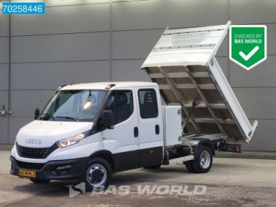 Iveco Daily 35C14 Kipper Dubbel Cabine 3500kg trekhaak Airco Cruise Tipper Benne Kipper 2m3 Airco Dubbel cabine Trekhaak Cruise control