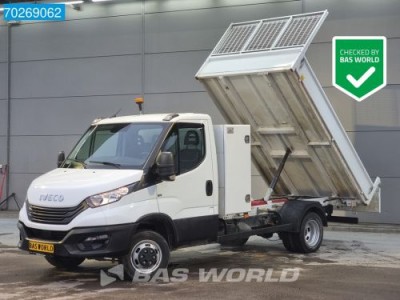 Iveco Daily 35C14 Kipper met Kist 3.5t trekhaak Airco Cruise Tipper Benne Kieper 2m3 Airco Trekhaak Cruise control