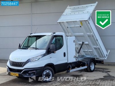 Iveco Daily 35C14 Kipper met Kist 3500kg trekhaak Airco Cruise Tipper Benne Kipper 2m3 Airco Trekhaak Cruise control