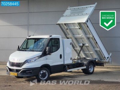 Iveco Daily 35C14 Kipper met Kist 3500kg trekhaak Airco Cruise Tipper Benne Kipper Airco Trekhaak Cruise control