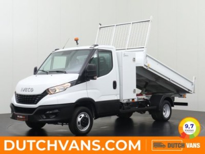 Iveco Daily 35C14 Kipper met Toolbox | 3500Kg Trekhaak | 3-Persoons | Airco | Cruise