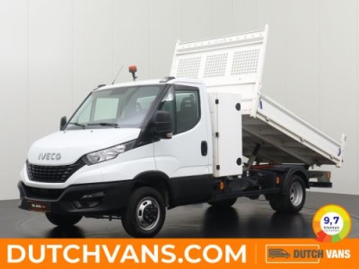 Iveco Daily 35C14 Kipper met Toolbox | 3500Kg Trekhaak | Airco | Cruise | 3-Persoons