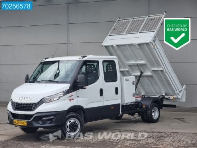 Iveco Daily 35C16 3.0L Kipper Dubbel Cabine 3500kg Trekhaak Airco Cruise Navi Tipper Benne Kipper Airco Dubbel cabine Trekhaak Cruise contro