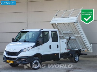 Iveco Daily 35C16 3.0L Kipper Dubbel Cabine 3500kg trekhaak Airco Cruise Camera Navi Tipper Benne Kipper Airco Dubbel cabine Trekhaak Cruise