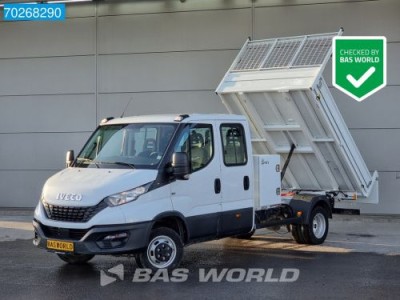 Iveco Daily 35C16 3.0L Kipper Dubbel Cabine 3500kg trekhaak Airco Cruise Camera Navi Tipper Benne Kipper Airco Dubbel cabine Trekhaak Cruise