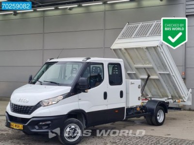 Iveco Daily 35C16 3.0L Kipper Dubbel Cabine 3500kg trekhaak Airco Cruise Navi Tipper Benne Kipper Airco Dubbel cabine Cruise control