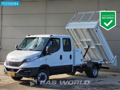 Iveco Daily 35C16 3.0L Kipper Dubbel Cabine 3500kg trekhaak Airco Cruise Navi Tipper Benne Kipper Airco Dubbel cabine Trekhaak Cruise contro