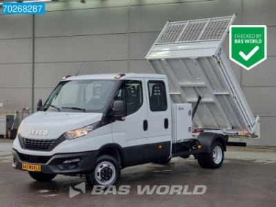 Iveco Daily 35C16 3.0L Kipper Dubbel Cabine met Kist 3500kg trekhaak Airco Cruise Tipper Benne Kipper Airco Dubbel cabine Trekhaak Cruise co