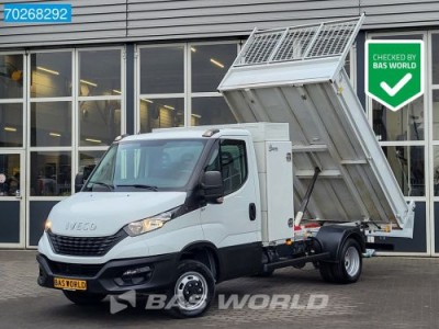 Iveco Daily 35C16 3.0L Kipper met Kist 3500kg trekhaak Airco Cruise Tipper Benne Kipper Airco Trekhaak Cruise control