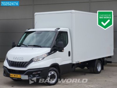 Iveco Daily 35C16 Bakwagen Laadklep Automaat Camera Gesloten Laadbak Koffer LBW Meubelbak 19m3 Airco