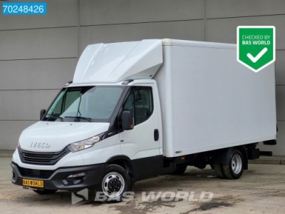 Iveco Daily 35C16 Bakwagen Laadklep Automaat Gesloten Laadbak Airco Camera Koffer LBW Meubelbak 19m3 Airco