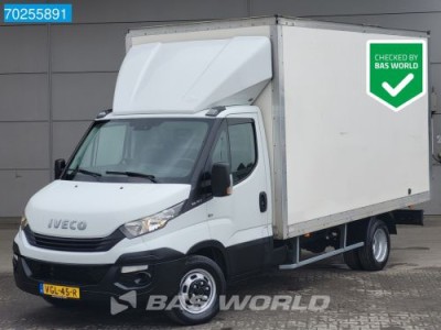 Iveco Daily 35C16 Bakwagen met achterdeuren 3500kg trekhaak Euro6 Airco Cruise Meubelbak Koffer 19m3 Airco Trekhaak Cruise control