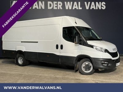 Iveco Daily 35C16V 157pk Automaat 3500kg Trekvermogen Dubbel lucht L3H2 Euro6 Fabrieksgarantie Airco | Bijrijdersbank, bluetooth telefoonvoorbereiding.