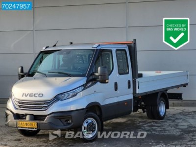 Iveco Daily 35C18 3.0 180PK Nwe model 2025 Dubbel Cabine Open laadbak Navi ACC LED 3,5T Trekvermogen Pritsche Pickup Airco Dubbel cabine