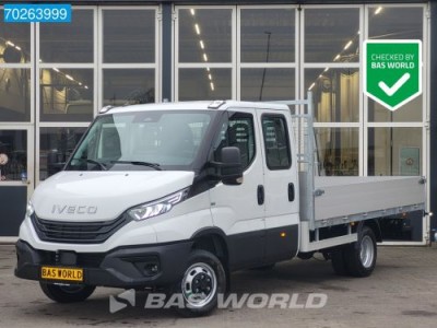 Iveco Daily 35C18 3.0 180PK Nwe model 2025 NL Open laadbak Dubbel Cabine Navi Camera Cruise LED 3,5T Trekvermogen Pritsche Pickup 3m3 Airco