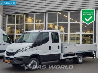 Iveco Daily 35C18 3.0 180PK Nwe model 2025 NL Open laadbak Dubbel Cabine Navi Camera Cruise LED 3,5T Trekvermogen Pritsche Pickup 3m3 Airco