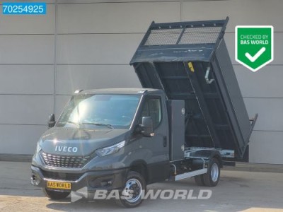 Iveco Daily 35C18 3.0L Automaat Kipper met Kist 3500kg Trekhaak Airco Tipper Benne Kieper Airco Trekhaak Cruise control