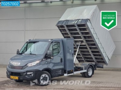 Iveco Daily 35C18 3.0L Automaat Kipper met Kist 3500kg Trekhaak Airco Tipper Benne Kieper Airco Trekhaak Cruise control