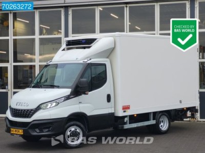 Iveco Daily 35C18 3.0L Automaat Koelwagen Laadklep Carrier Xarios 350 230V stekker Koeler Kühlwagen Koel Vries Vriezer Bakwagen 15m3 Airco C