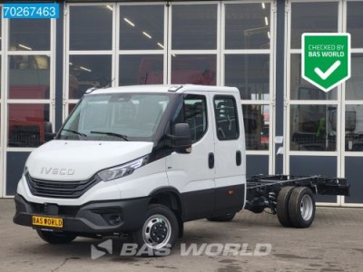 Iveco Daily 35C18 3.0L Dubbel Cabine Chassis 410WB 2025 model LED Navi Camera Airco Cruise Fahrgestell Airco Dubbel cabine Cruise control