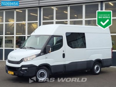 Iveco Daily 35S16 Automaat Dubbel Cabine Euro6 L2H2 Airco 3500kg trekhaak Doka Mixto 8m3 Airco Dubbel cabine Trekhaak