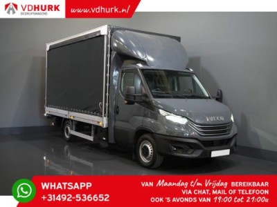 Iveco Daily 35S18 3.0 180 pk Bakwagen Meubelbak/ 2x Schuifzeil/ Laadklep/ Adapt. Cruise/ LED/ Gev. stoel/ Topspoiler/ Climate/ Navi